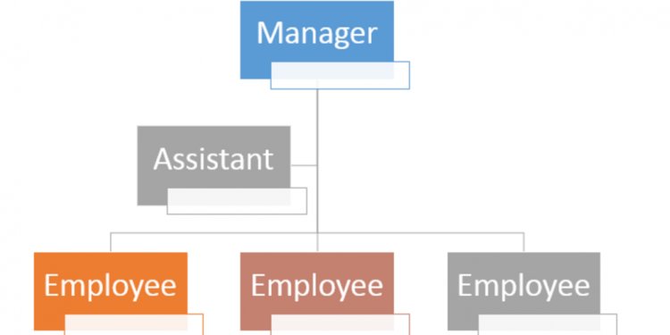 Business Organizational chart template